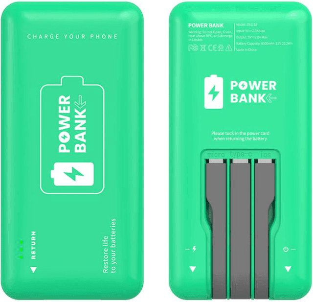 Powerbank 6000–8000 mAh